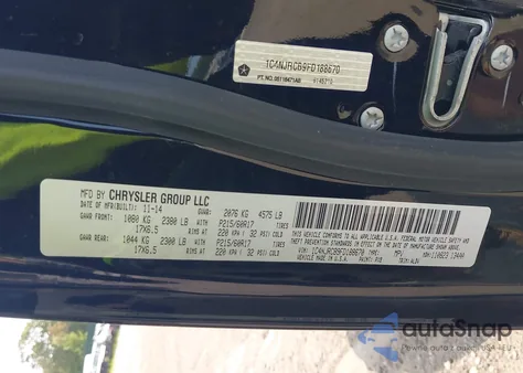 2015 Jeep Patriot Limited z USA, uszkodzony, nr VIN 1C4NJRCB9FD188670